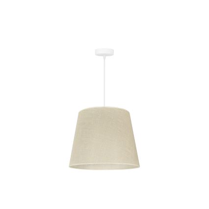 Duolla - Hanglamp aan een koord YUTE 1xE27/15W/230V diameter 38 cm grijs