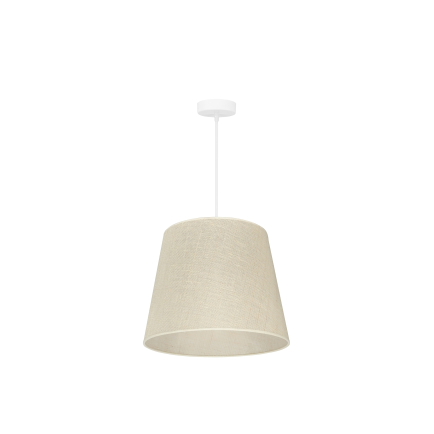 Duolla - Hanglamp aan een koord YUTE 1xE27/15W/230V diameter 38 cm grijs