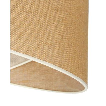 Duolla - Hanglamp aan een koord YUTE CELLO 1xE27/15W/230V diameter 45 cm bruin/grijs