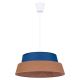 Duolla - Hanglamp aan koord GALAXY 1xE27/40W/230V blauw
