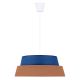 Duolla - Hanglamp aan koord GALAXY 1xE27/40W/230V blauw