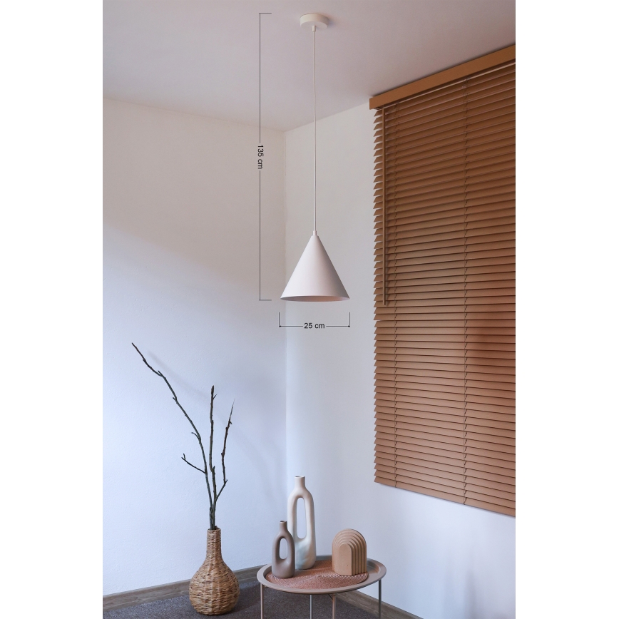 Duolla - Hanglamp met kabel IRONLINE 1xG9/3W/230V Ø 25 cm wit