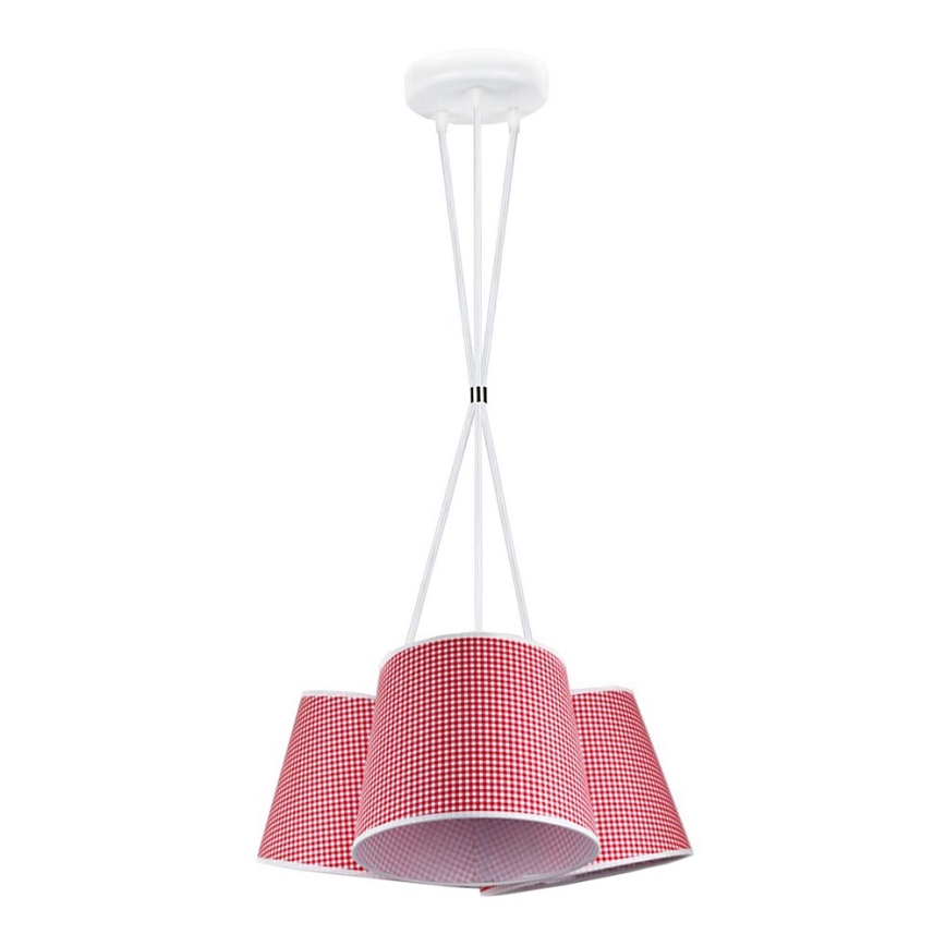 Duolla - Hanglamp met vaste pendel ROSSA 3xE27/40W/230V diameter 40 cm
