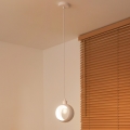 Duolla - IRONLINE hanglamp aan kabel 1xE27/15W/230V wit