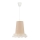 Duolla - Kinder hanglamp aan een koord BALLET 1xE27/40W/230V diameter 21 cm beige