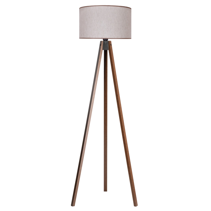 Duolla - Lampadaire 1xE27/60W/230V d. 44 cm beige/wenge