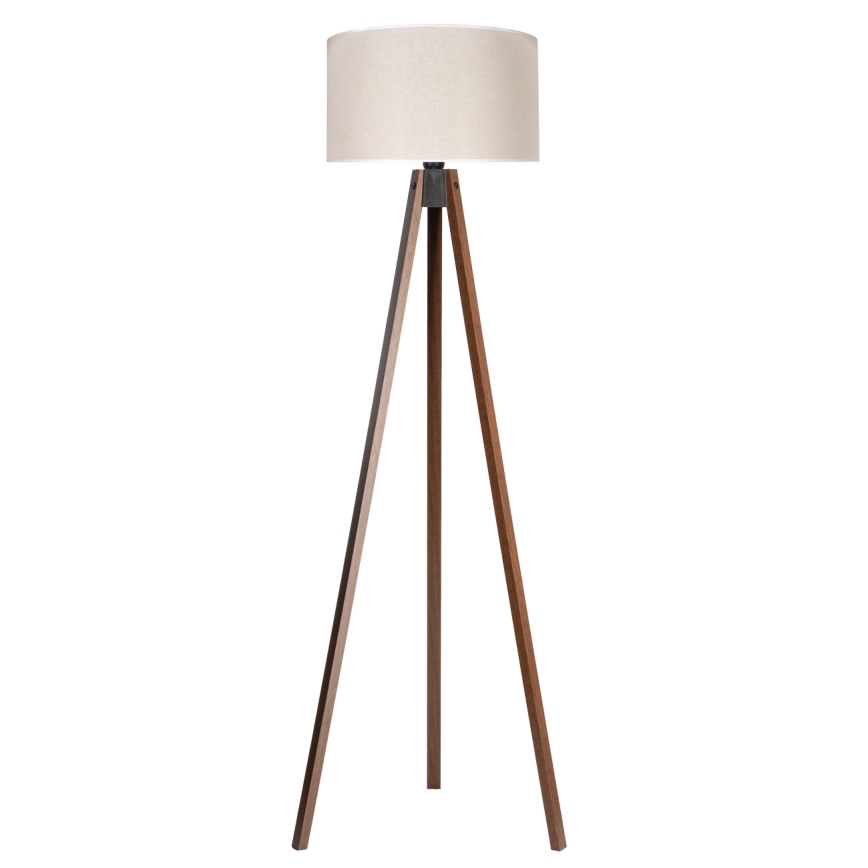 Duolla - Lampadaire 1xE27/60W/230V d. 44 cm crème/wenge