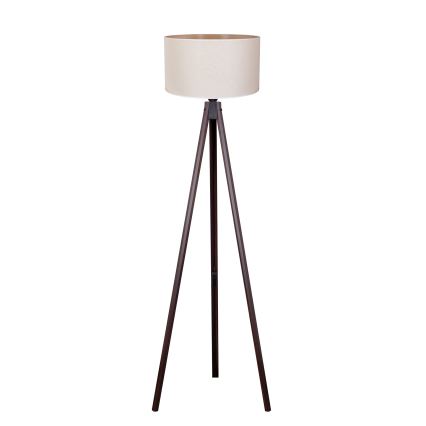 Duolla - Lampadaire 1xE27/60W/230V d. 44 cm crème/wenge