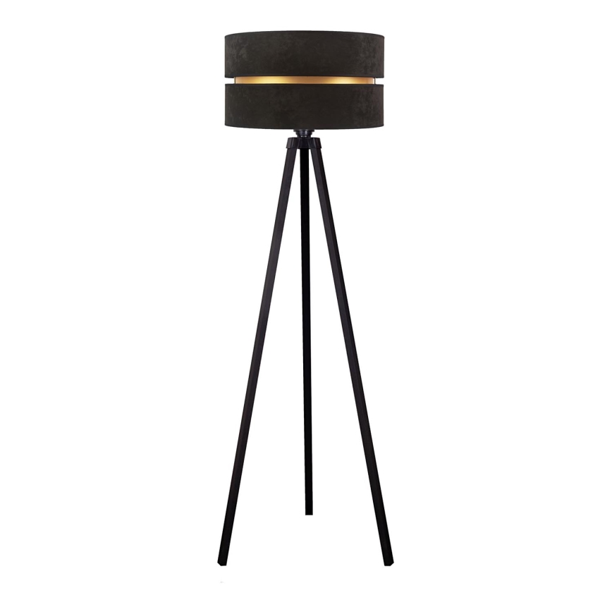 Duolla - Lampadaire DUO 1xE27/60W/230V d. 44 cm noir/wenge