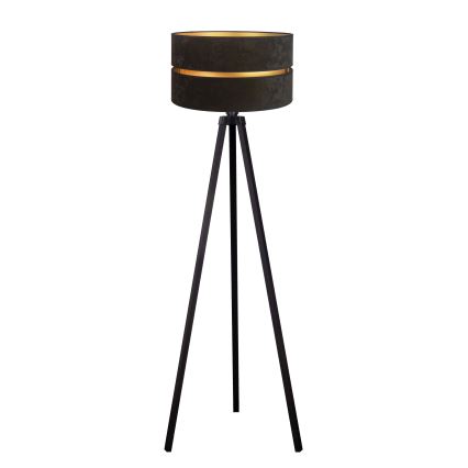 Duolla - Lampadaire DUO 1xE27/60W/230V d. 44 cm noir/wenge