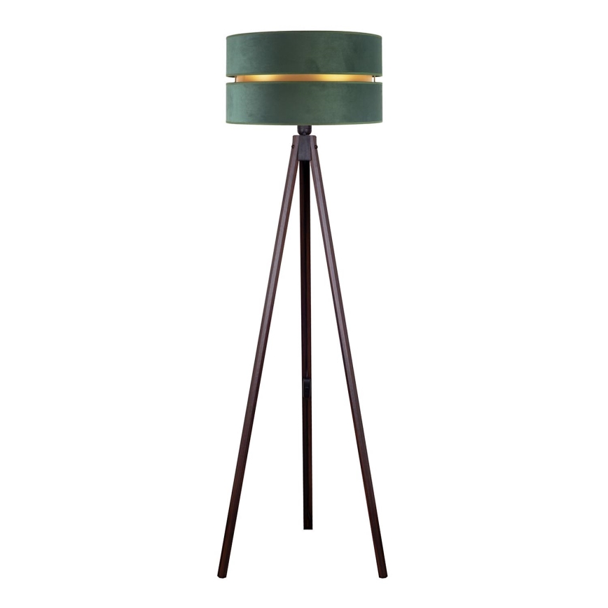 Duolla - Lampadaire DUO 1xE27/60W/230V d. 44 cm vert/wenge