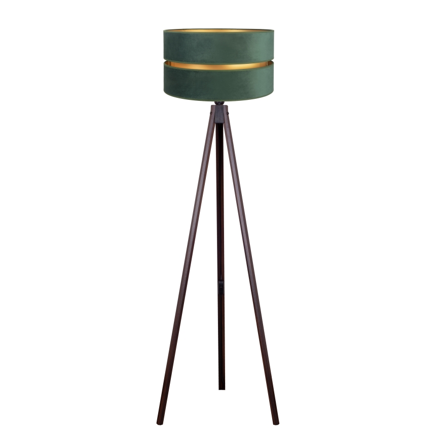 Duolla - Lampadaire DUO 1xE27/60W/230V d. 44 cm vert/wenge