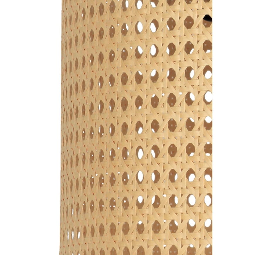 Duolla - Lampadaire ROLLER 1xE27/15W/230V d. 45 cm rotin/noir