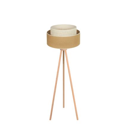 Duolla - Lampadaire YUTE BOHO 1xE27/15W/230V d. 45 cm marron/crème