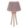 Duolla - Lampe de table BOUCLE 1xE27/15W/230V d. 28 cm marron/bois