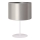 Duolla - Lampe de table CANNES 1xE14/15W/230V d. 20 cm argent/blanc