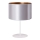 Duolla - Lampe de table CANNES 1xE14/15W/230V d. 20 cm argent/cuivre/blanc