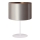 Duolla - Lampe de table CANNES 1xE14/15W/230V d. 20 cm argent/cuivre/blanc