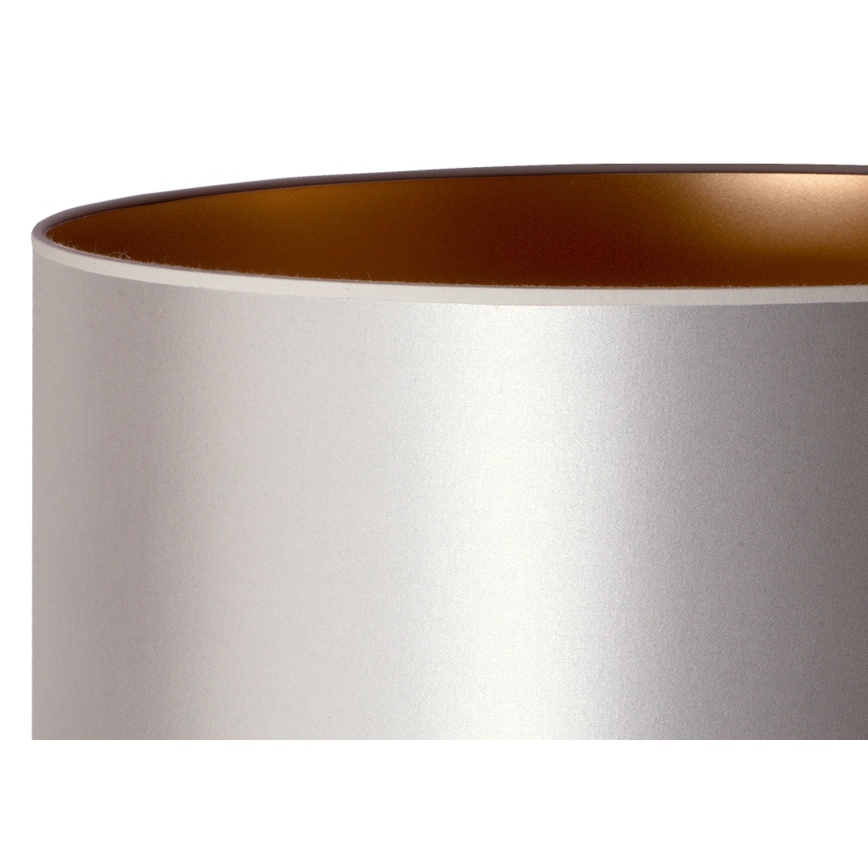 Duolla - Lampe de table CANNES 1xE14/15W/230V d. 20 cm argent/cuivre/blanc
