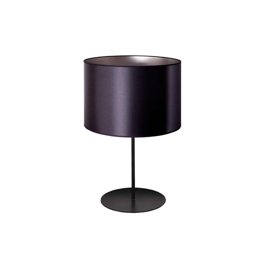Duolla - Lampe de table CANNES 1xE14/15W/230V d. 20 cm noir/argent
