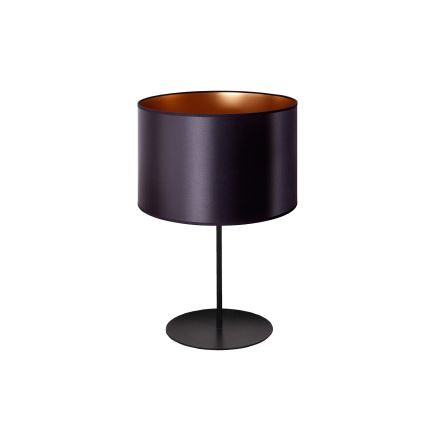 Duolla - Lampe de table CANNES 1xE14/15W/230V d. 20 cm noir/cuivre