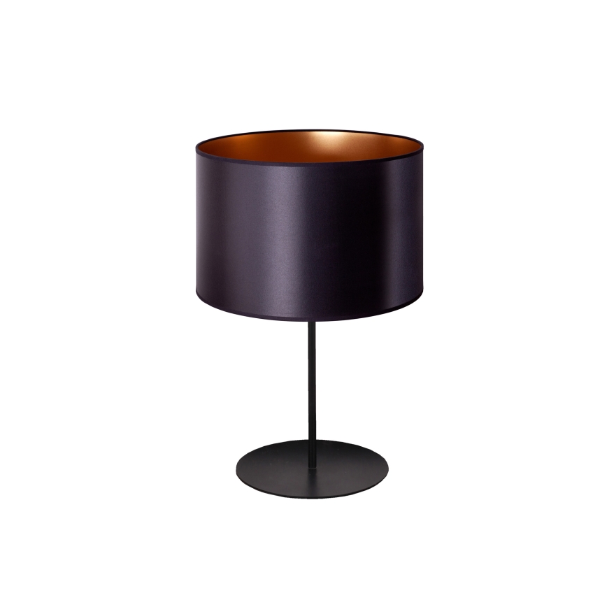 Duolla - Lampe de table CANNES 1xE14/15W/230V d. 20 cm noir/cuivre