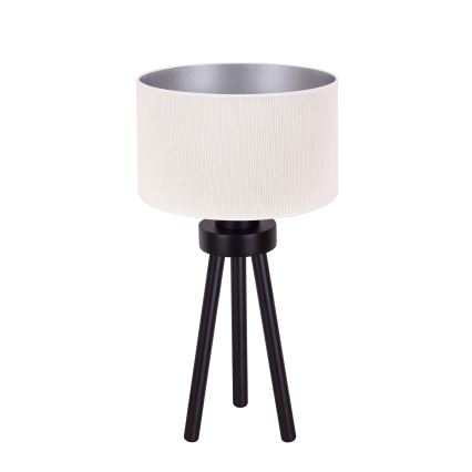 Duolla - Lampe de table LYON 1xE27/15W/230V d. 30 cm crème