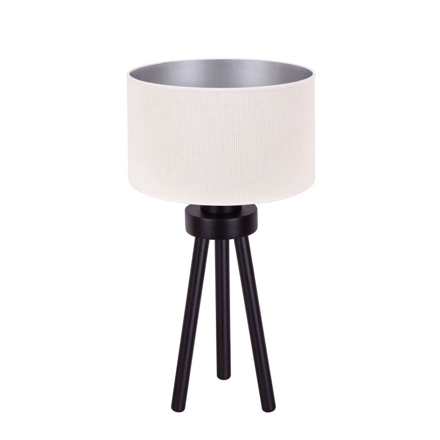 Duolla - Lampe de table LYON 1xE27/15W/230V d. 30 cm crème