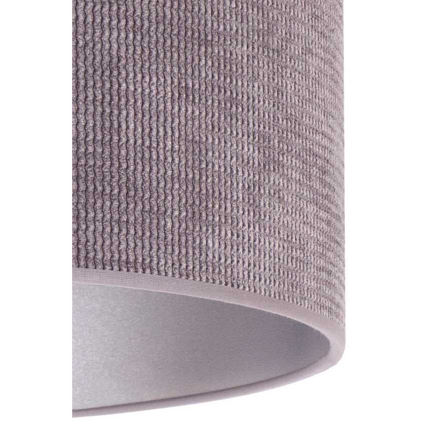 Duolla - Lampe de table LYON 1xE27/15W/230V d. 30 cm gris