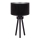 Duolla - Lampe de table LYON 1xE27/15W/230V d. 30 cm noir