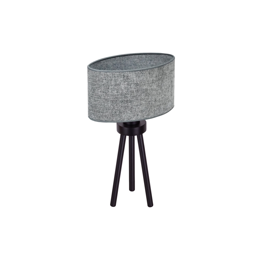 Duolla - Lampe de table OVAL 1xE27/15W/230V d. 30 cm gris