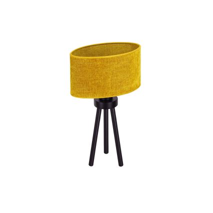 Duolla - Lampe de table OVAL 1xE27/15W/230V d. 30 cm marron