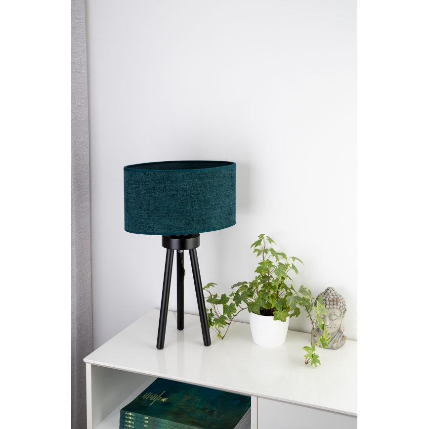 Duolla - Lampe de table OVAL 1xE27/15W/230V d. 30 cm vert