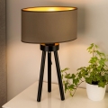 Duolla - Lampe de table OVAL VEGAN 1xE27/15W/230V d. 30 cm beige