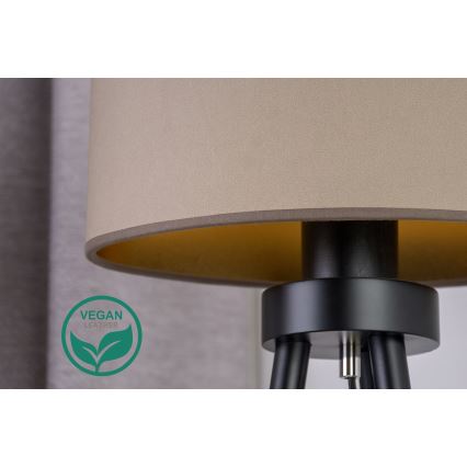 Duolla - Lampe de table OVAL VEGAN 1xE27/15W/230V d. 30 cm beige