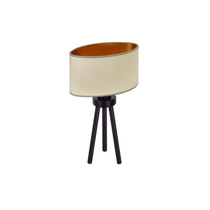 Duolla - Lampe de table OVAL VEGAN 1xE27/15W/230V d. 30 cm beige