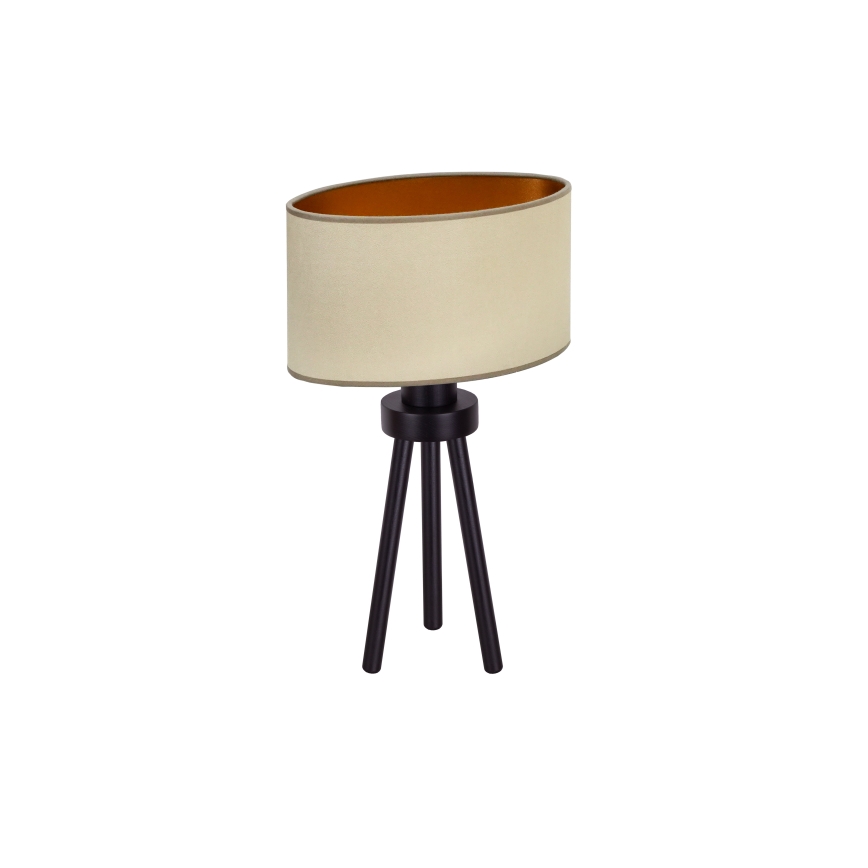 Duolla - Lampe de table OVAL VEGAN 1xE27/15W/230V d. 30 cm beige