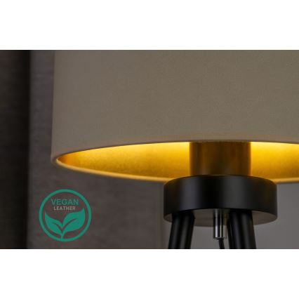 Duolla - Lampe de table OVAL VEGAN 1xE27/15W/230V d. 30 cm crème