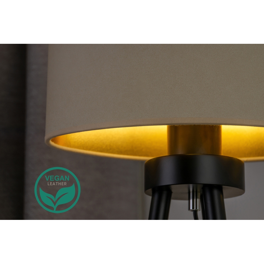 Duolla - Lampe de table OVAL VEGAN 1xE27/15W/230V d. 30 cm crème