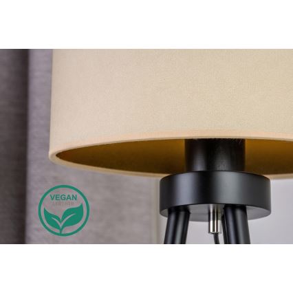 Duolla - Lampe de table OVAL VEGAN 1xE27/15W/230V d. 30 cm crème