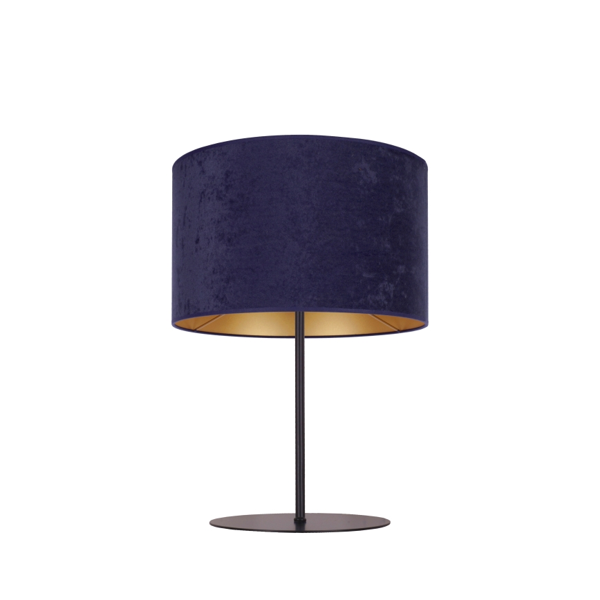 Duolla - Lampe de table ROLLER 1xE14/15W/230V d. 20 cm bleu/doré