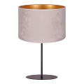 Duolla - Lampe de table ROLLER 1xE14/15W/230V d. 20 cm gris/doré