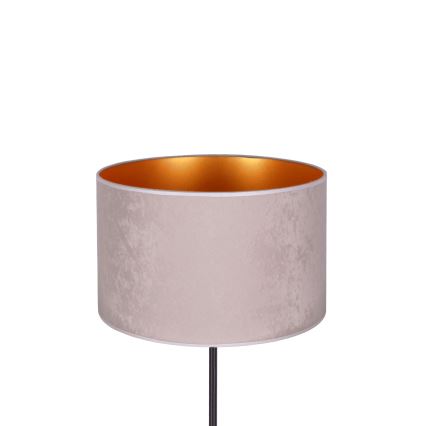 Duolla - Lampe de table ROLLER 1xE14/15W/230V d. 20 cm gris/doré
