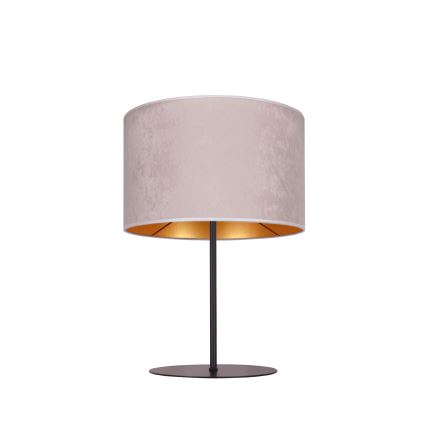 Duolla - Lampe de table ROLLER 1xE14/15W/230V d. 20 cm gris/doré