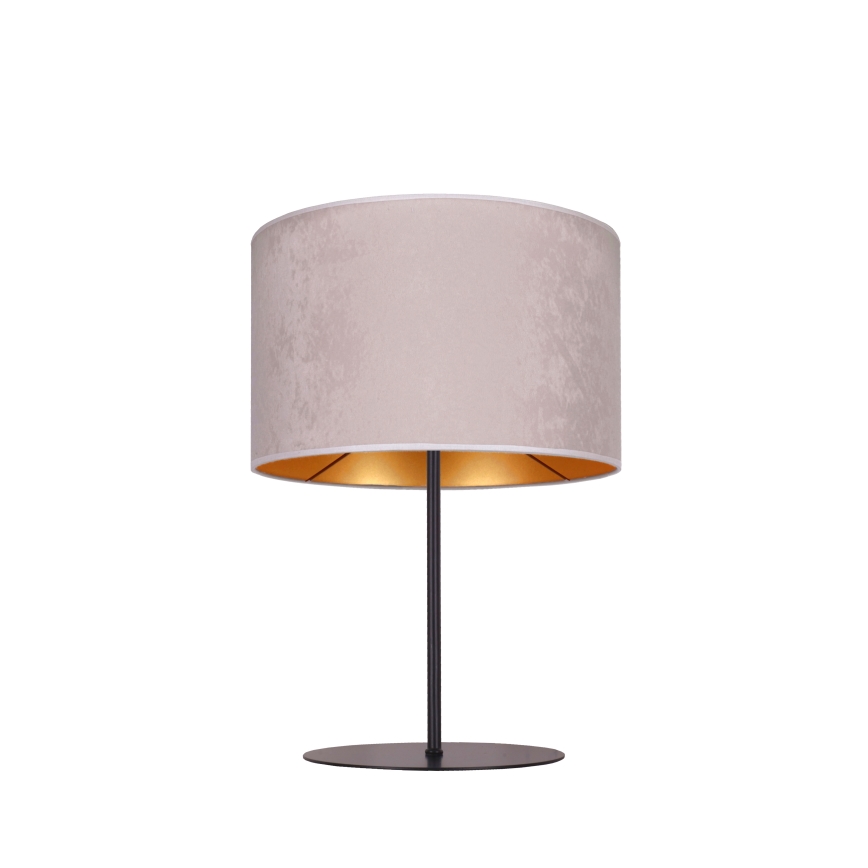 Duolla - Lampe de table ROLLER 1xE14/15W/230V d. 20 cm gris/doré