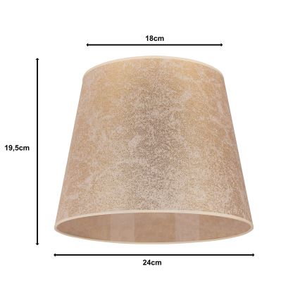 Duolla - Lampenkap CLASSIC M E27 diameter 24 cm goud