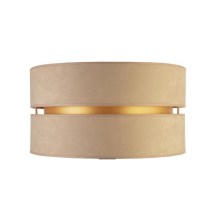 Duolla - Lampenkap DUO E27 diameter 40 cm beige/goud