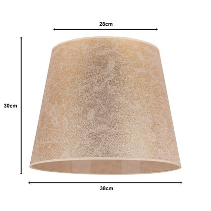 Duolla - Lampenkap voor kroonluchter CLASSIC L E27 diameter 38 cm goud