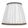 Duolla - Lampenkap voor tafel- en vloerlampen E27 diameter 18,5 cm wit/bruin