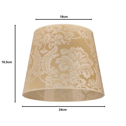 Duolla - Lampenkap voor tafellamp CLASSIC M E27 diameter 24 cm goud